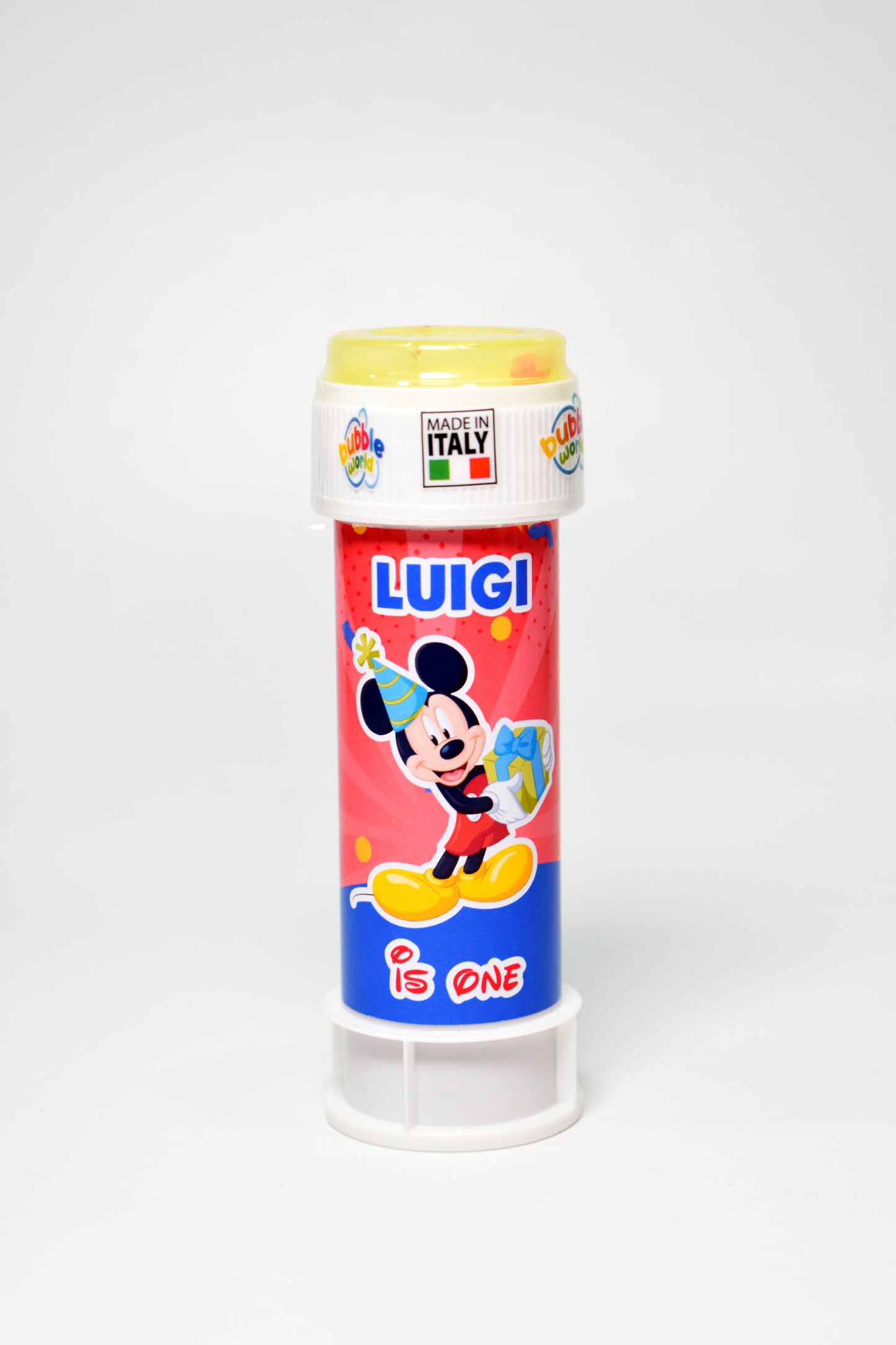 Bolle di sapone personalizzate